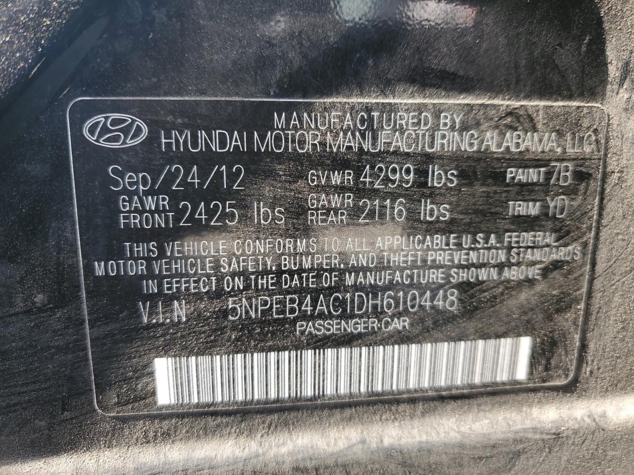 2013 Hyundai Sonata - Image 12