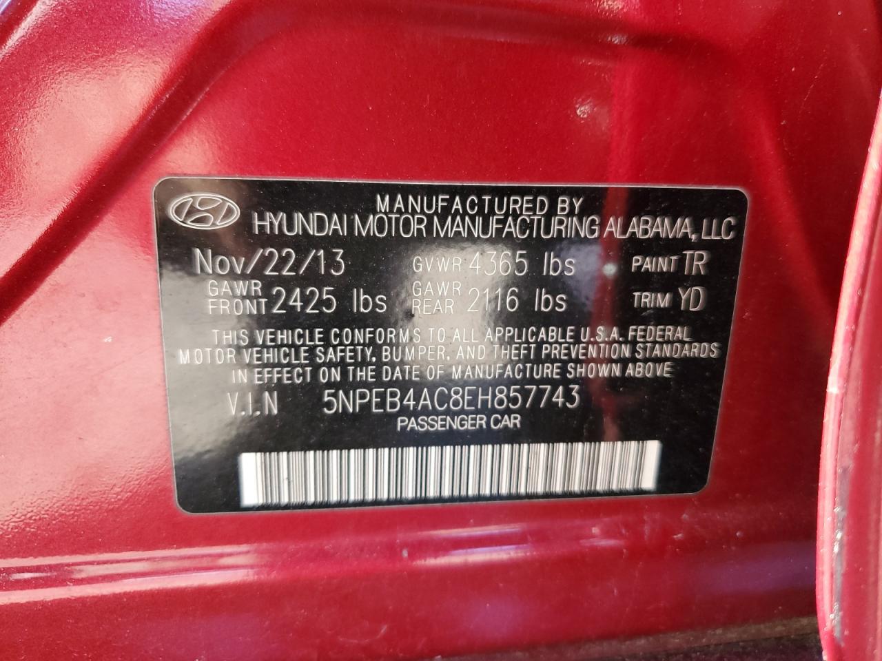 2014 Hyundai Sonata - Image 12