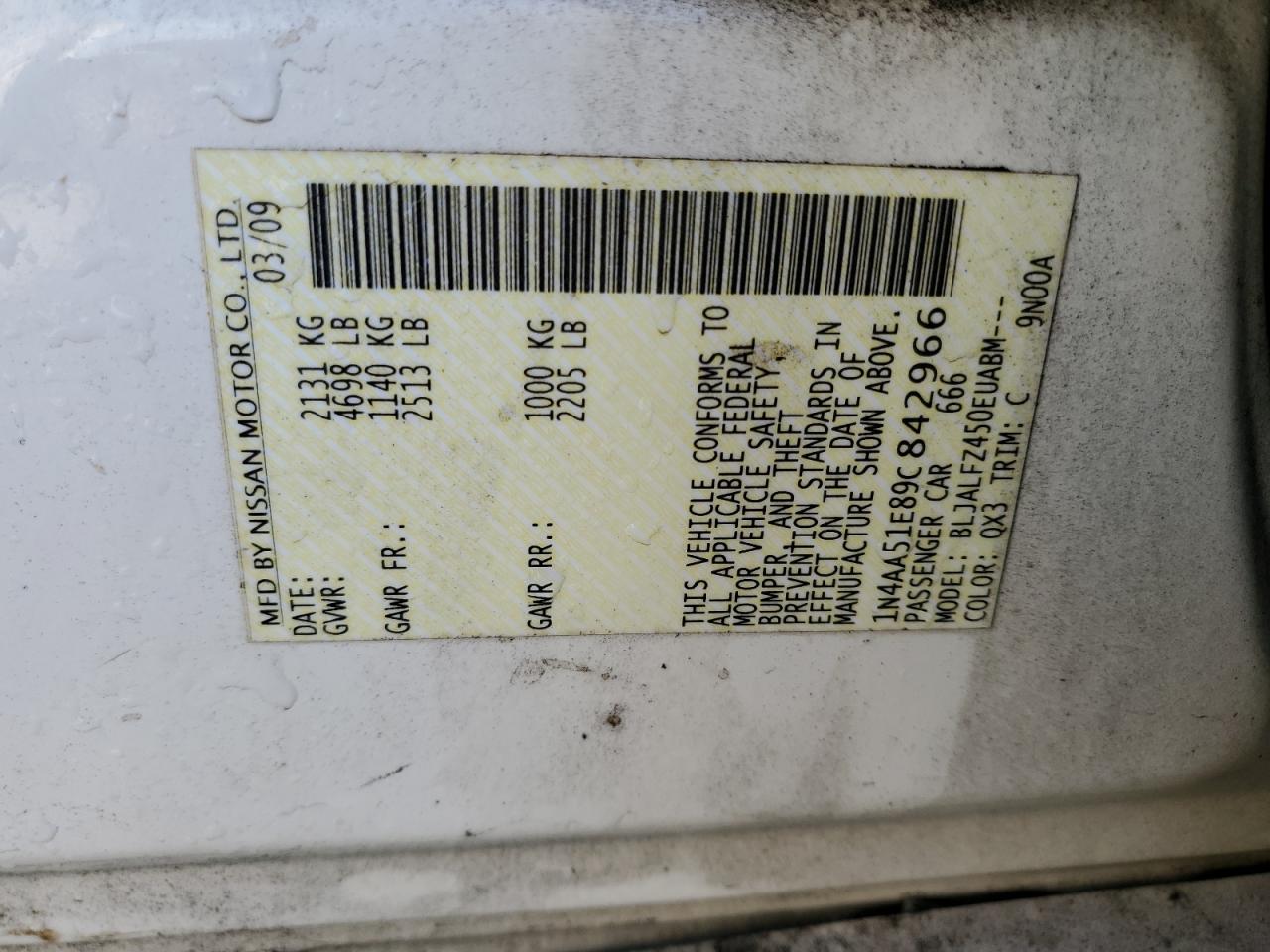 2009 Nissan Maxima - Image 12