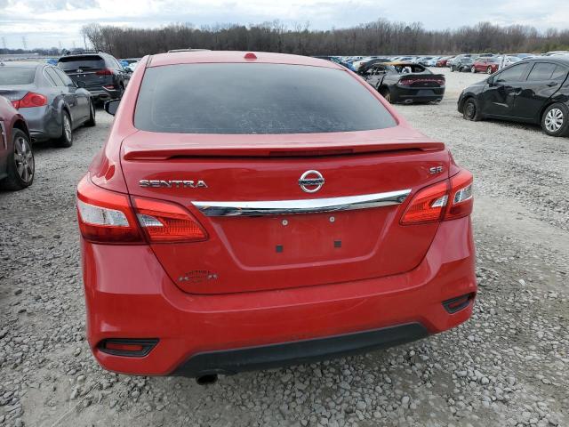  NISSAN SENTRA 2017 Czerwony