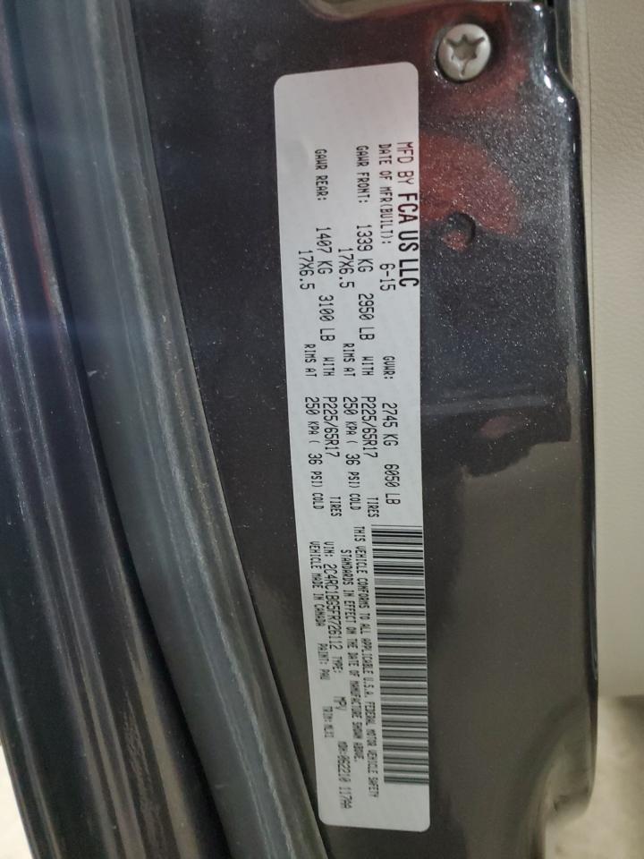 2015 Chrysler Town & Country Touring VIN: 2C4RC1BG5FR726112 Lot: 41387745