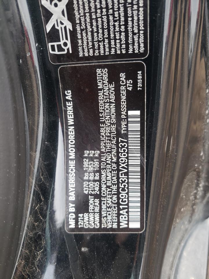 2015 BMW 228 Xi Sulev VIN: WBA1G9C53FVX96537 Lot: 43389595