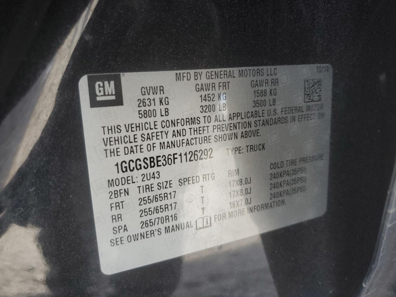 2015 Chevrolet Colorado - Image 14
