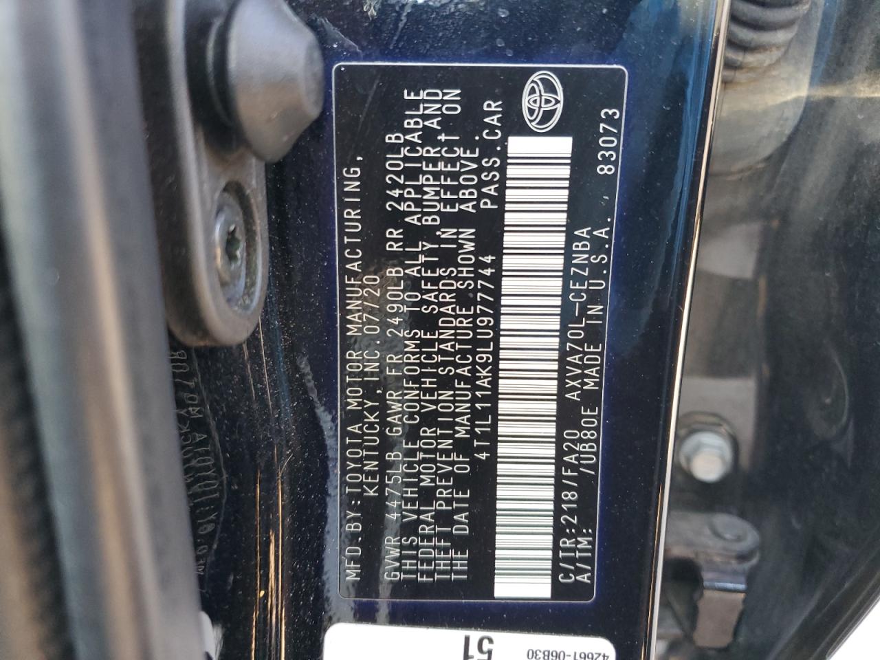 2020 Toyota Camry - Image 12