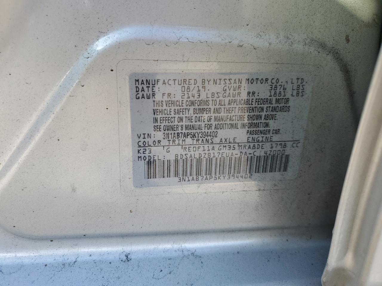 2019 Nissan Sentra - Image 14
