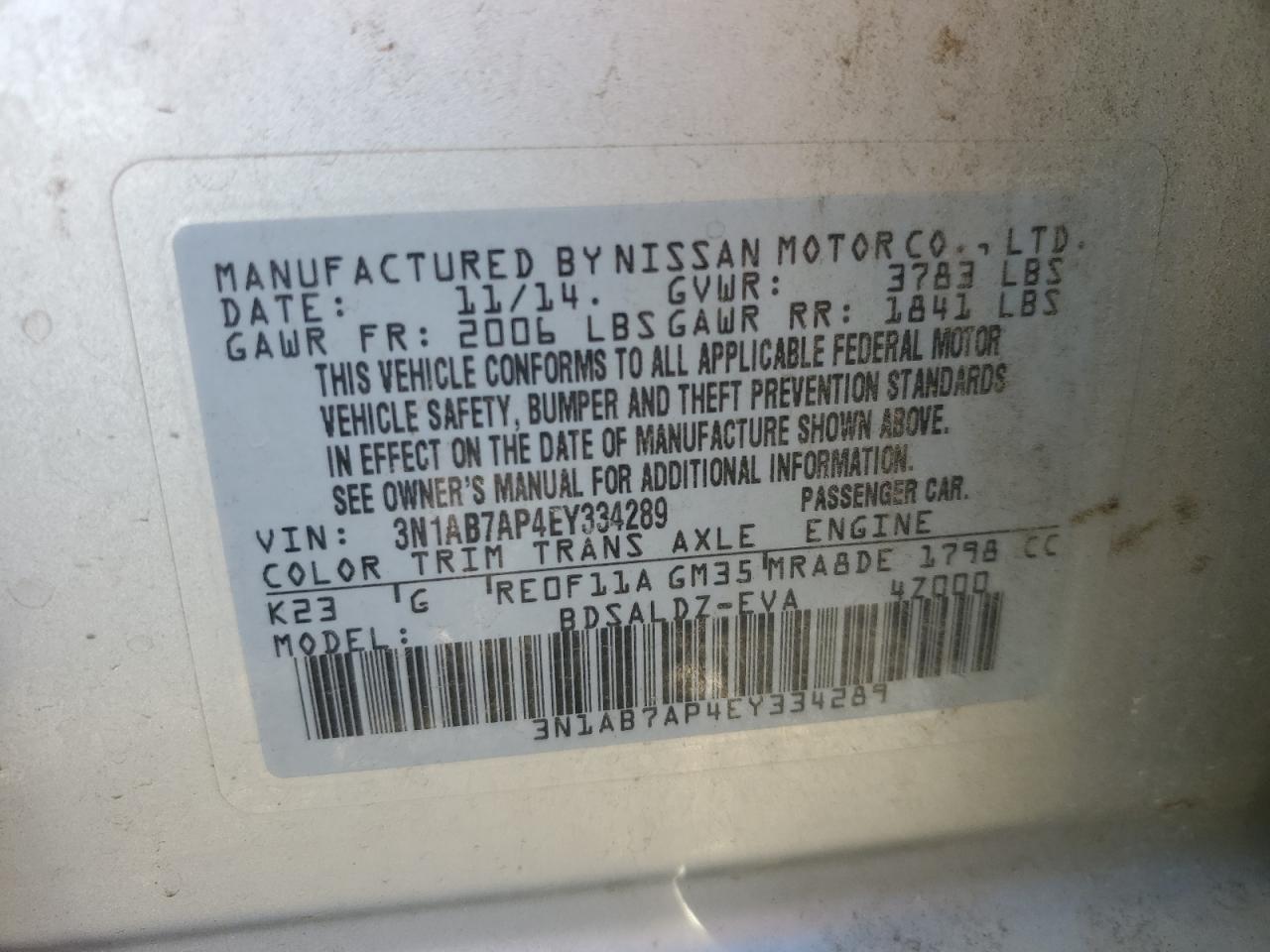 2014 Nissan Sentra - Image 14