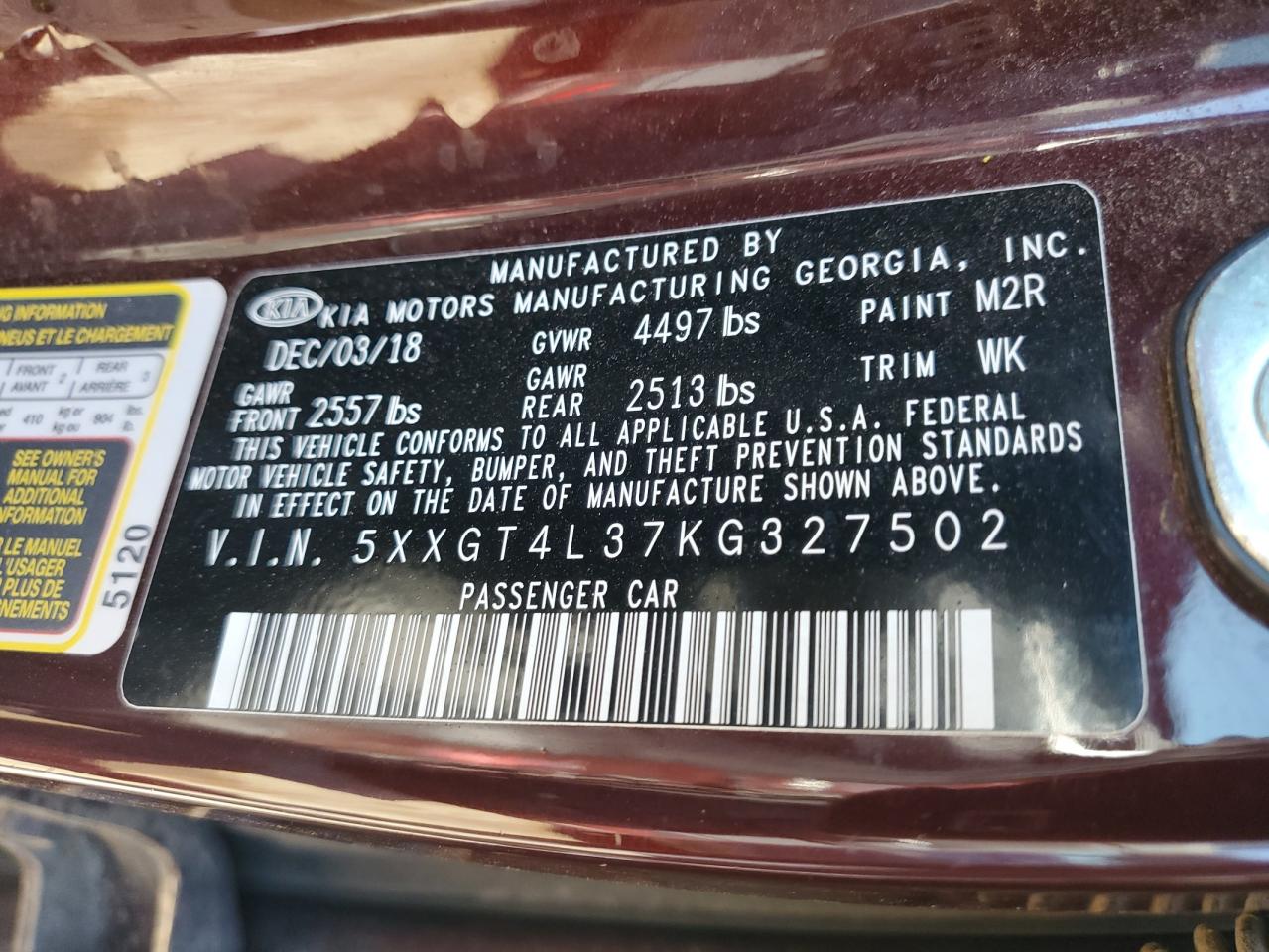 2019 Kia Optima - Image 12