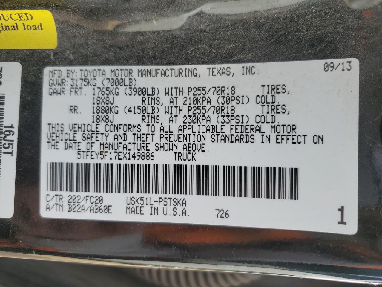 2014 Toyota Tundra - Image 12