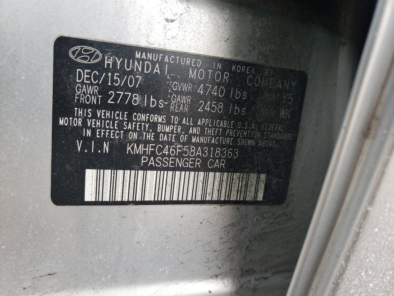 2008 Hyundai Azera - Image 12