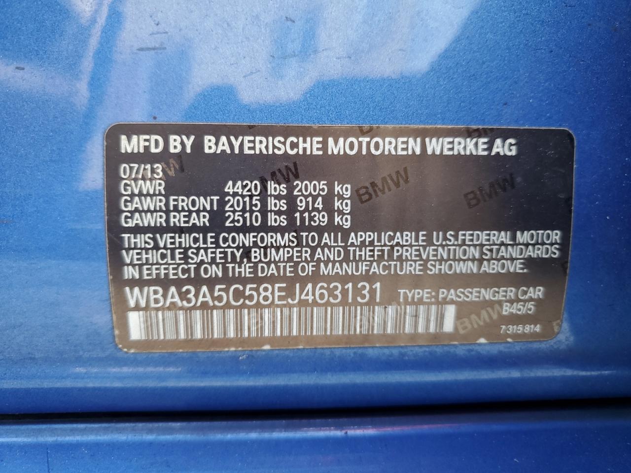2014 BMW 3er - Image 15