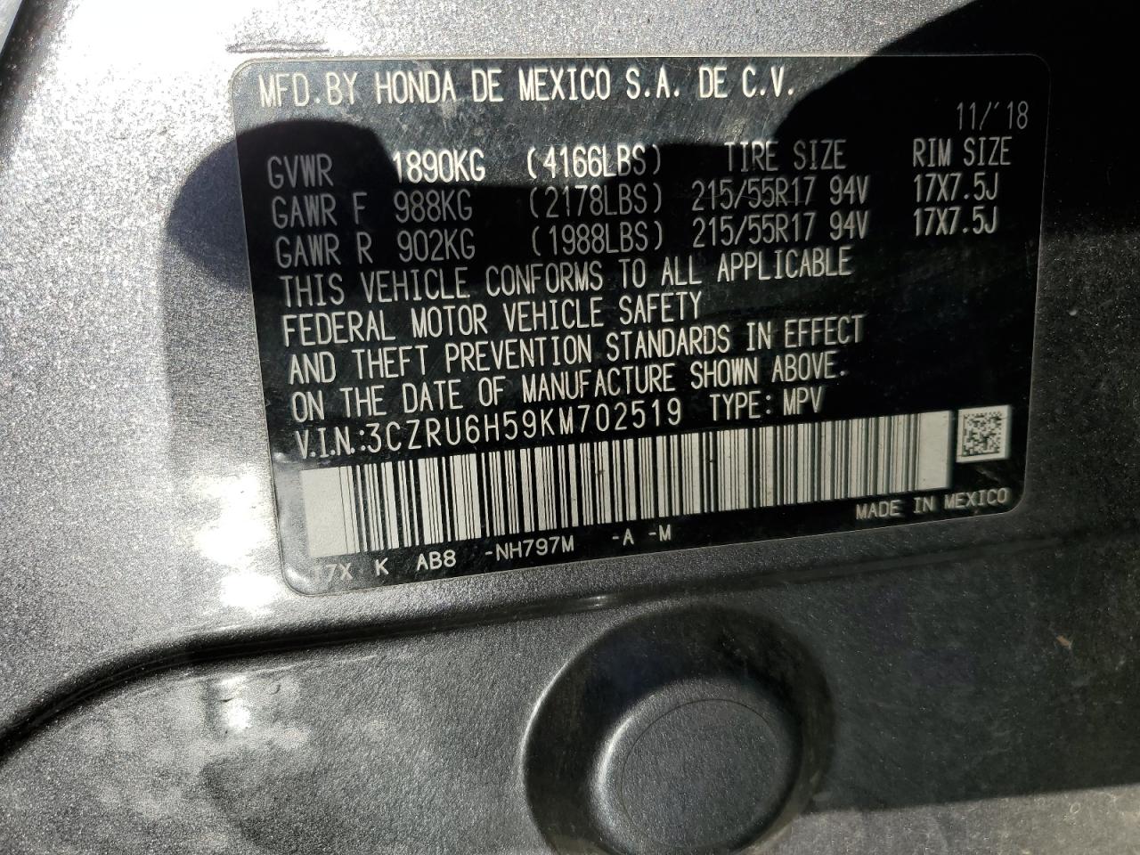 2019 Honda HR-V - Image 13