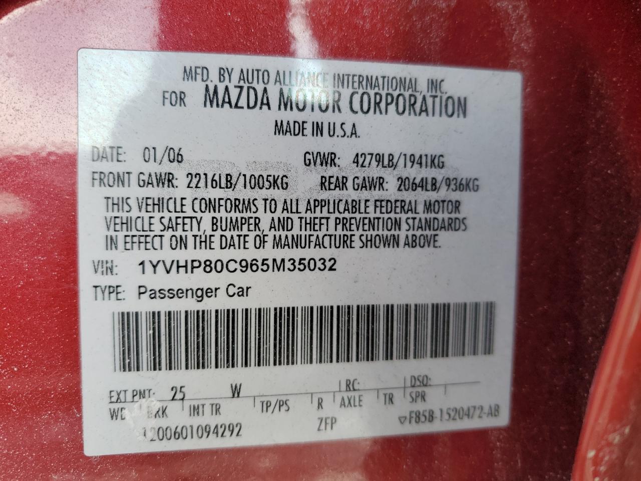 2006 Mazda 6 - Image 12