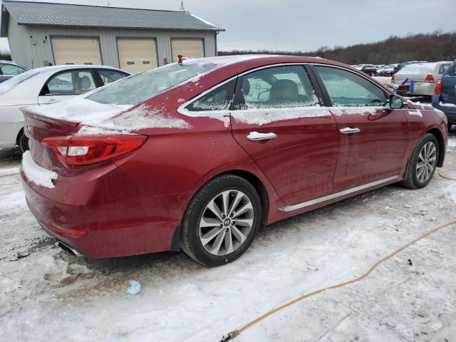  HYUNDAI SONATA 2015 Red