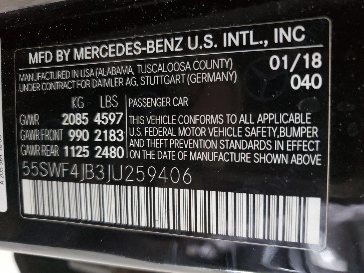 2018 Mercedes-Benz C-klasse - Image 12