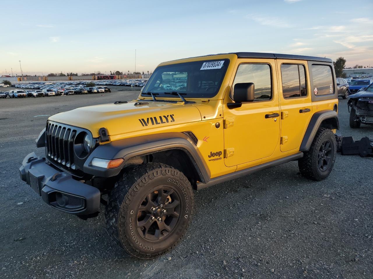 VIN 1C4HJXDN3MW504821 2021 JEEP WRANGLER no.1