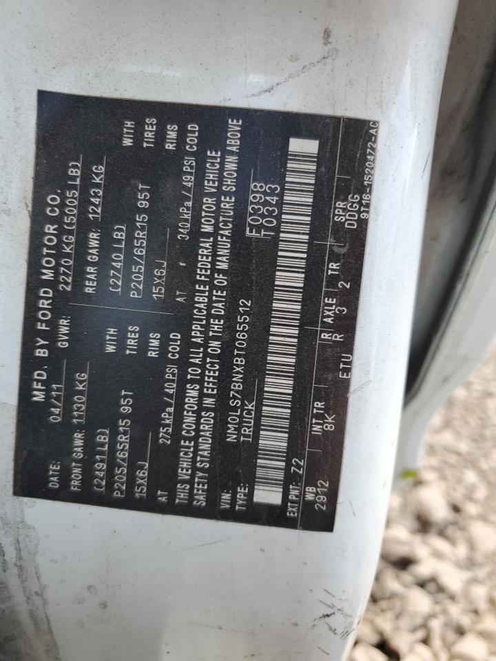 2011 Ford Transit Connect Xlt VIN: NM0LS7BNXBT065512 Lot: 88052855