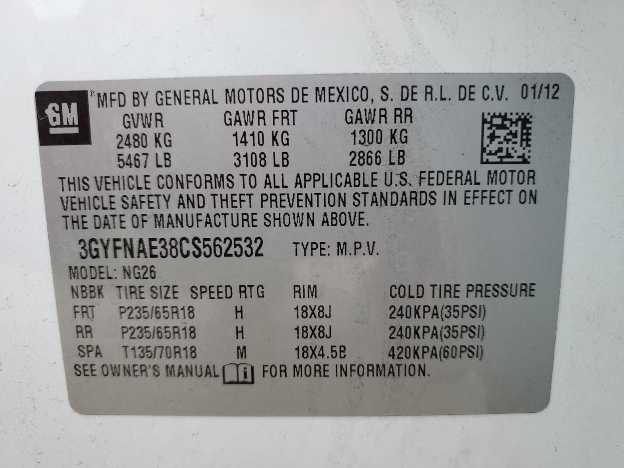 2012 Cadillac SRX - Image 14
