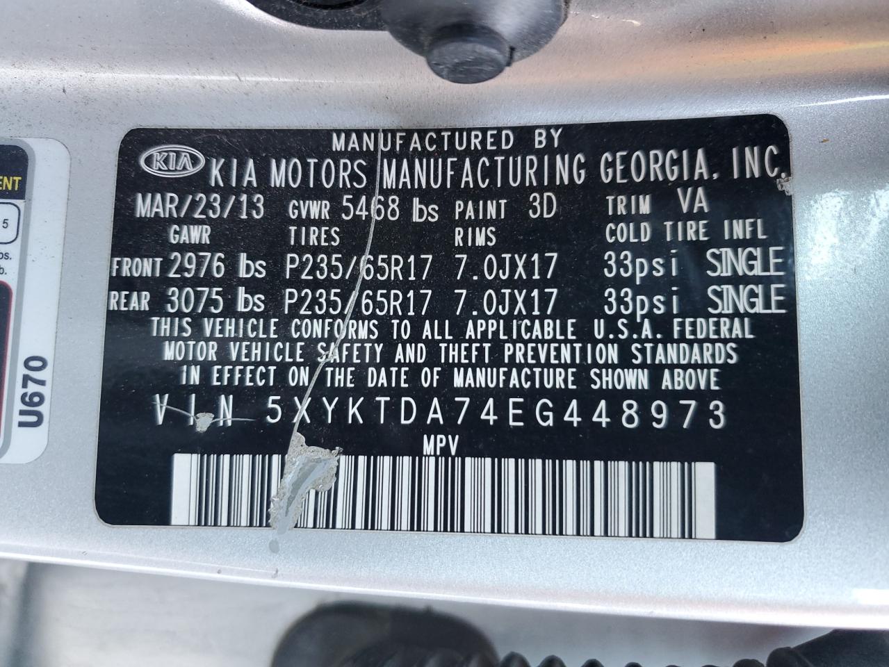 2014 Kia Sorento - Image 13