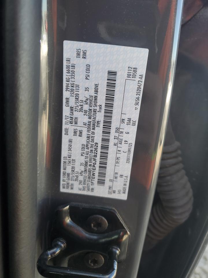 1FTEW1EP0JFB22629 FORD F-150 2018