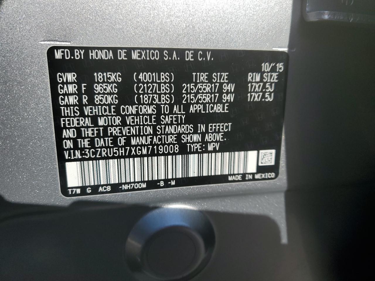 2016 Honda HR-V - Image 13