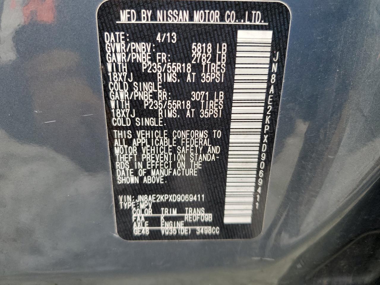 2013 Nissan Quest - Image 13
