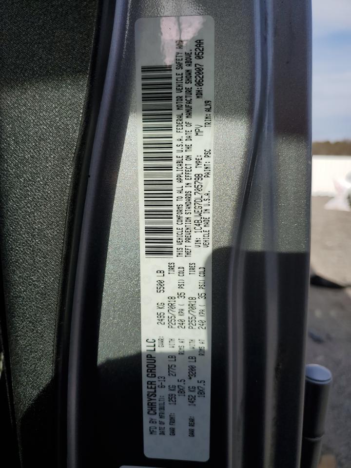 VIN 1C4BJWEG7DL705798 2013 JEEP WRANGLER no.13