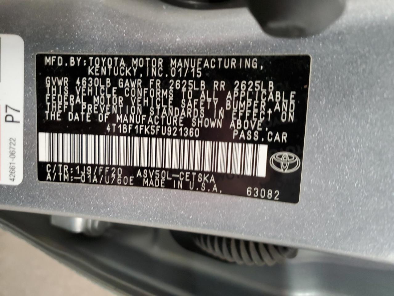 2015 Toyota Camry - Image 14