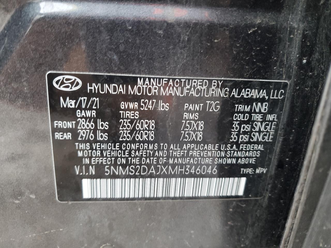 2021 Hyundai Santa Fe - Image 14