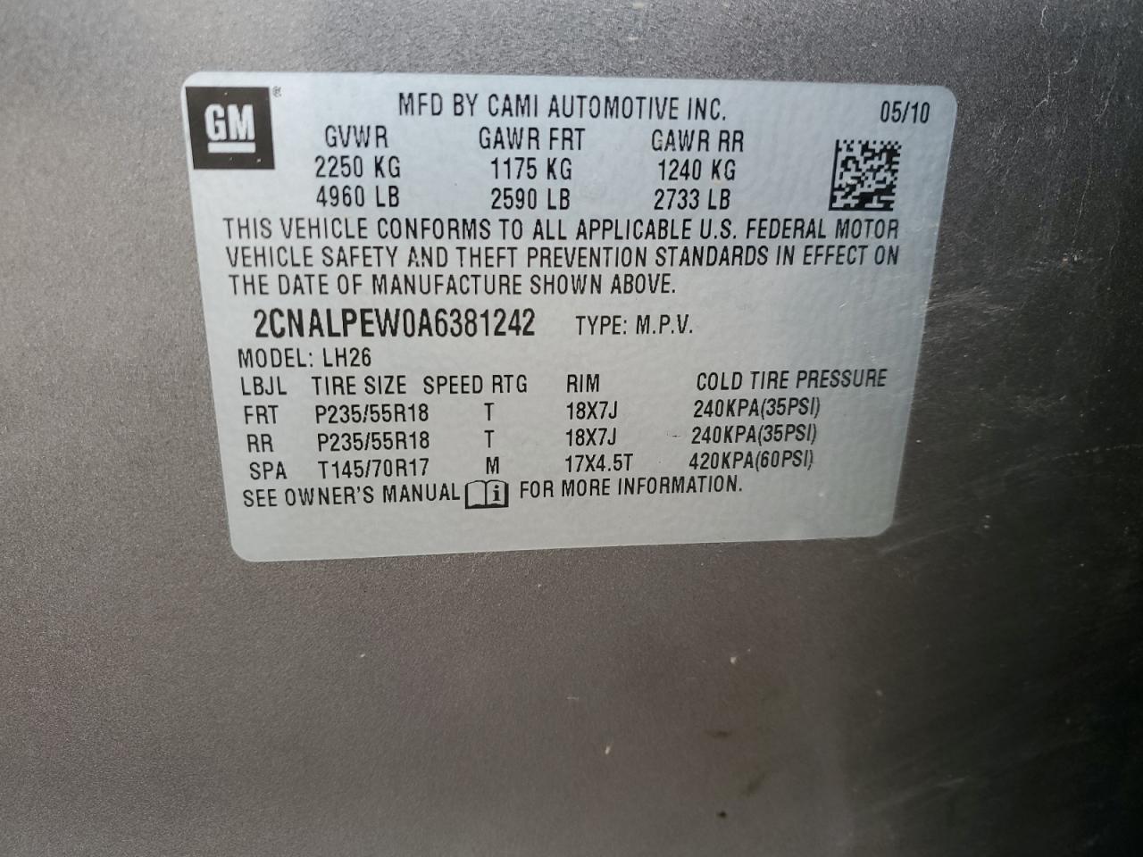 2010 Chevrolet Equinox - Image 12