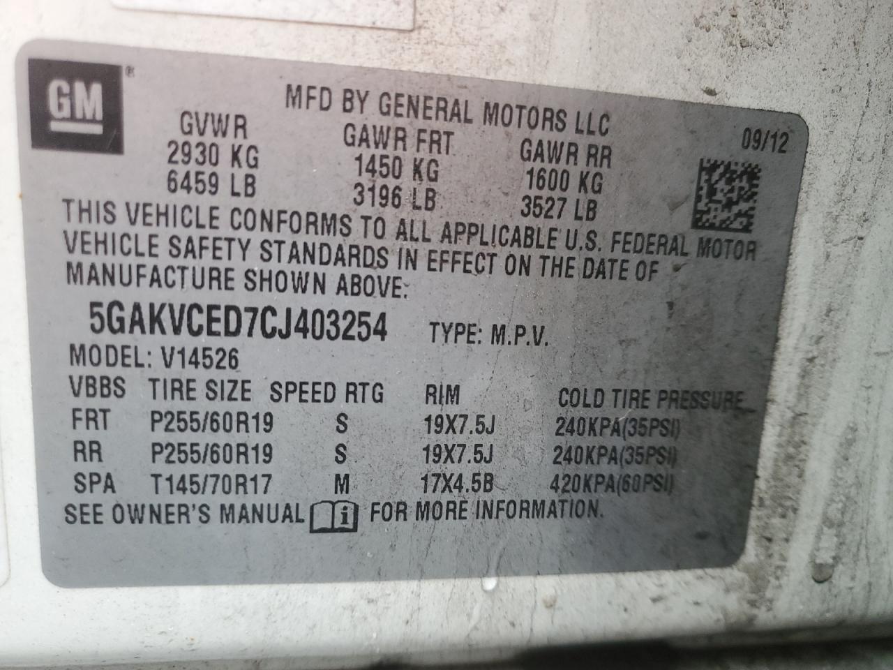 2012 Buick Enclave - Image 15