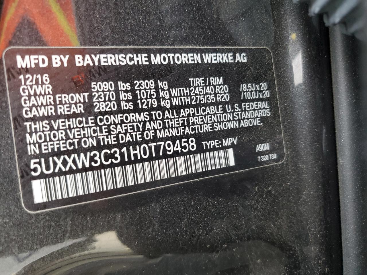 2017 BMW X4 - Image 13