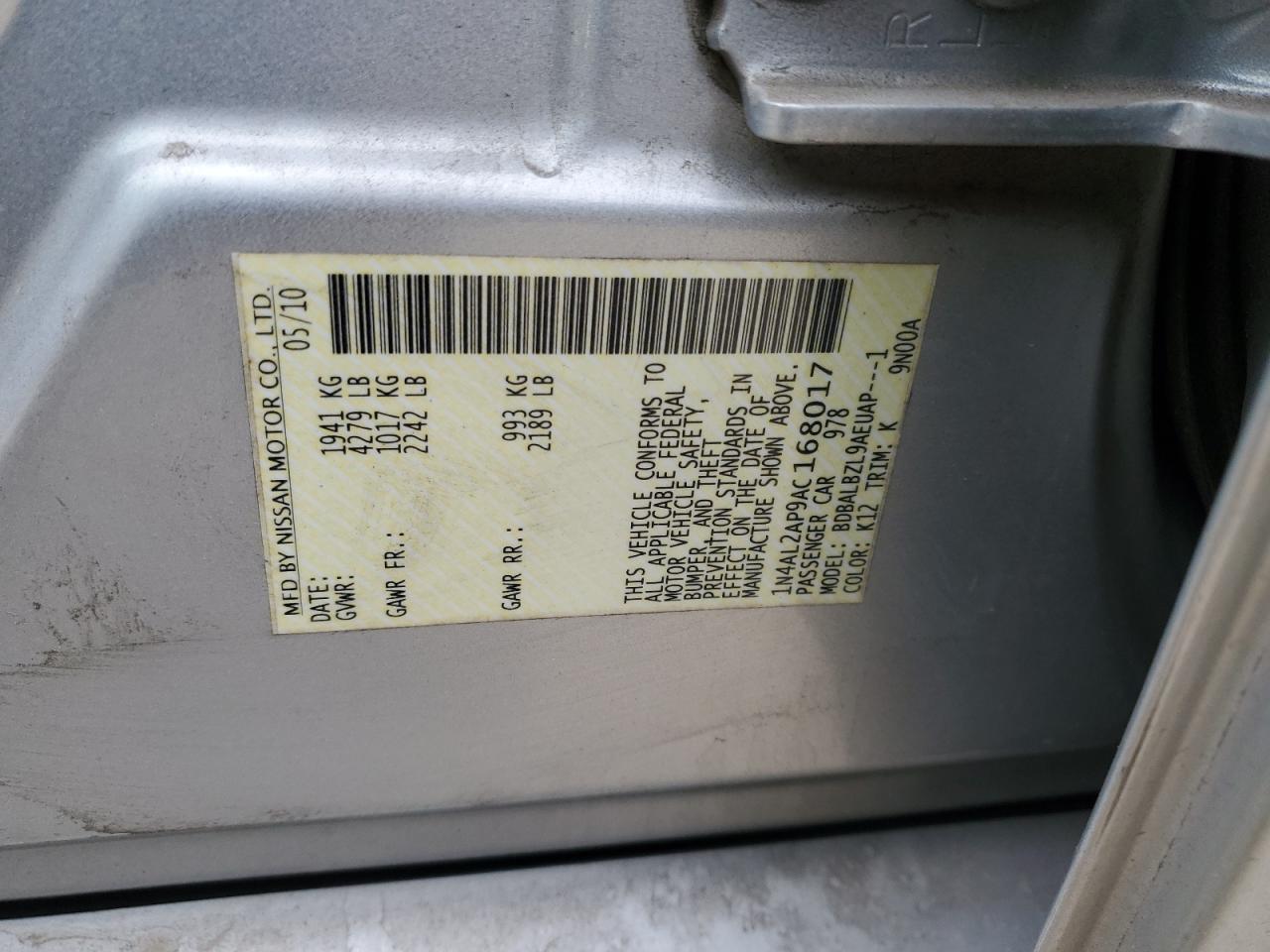 2010 Nissan Altima - Image 15