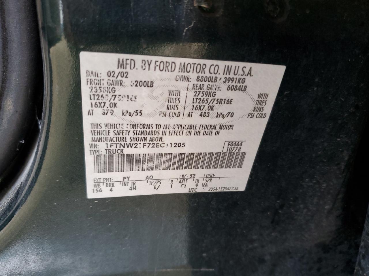 2002 Ford F250 - Image 12