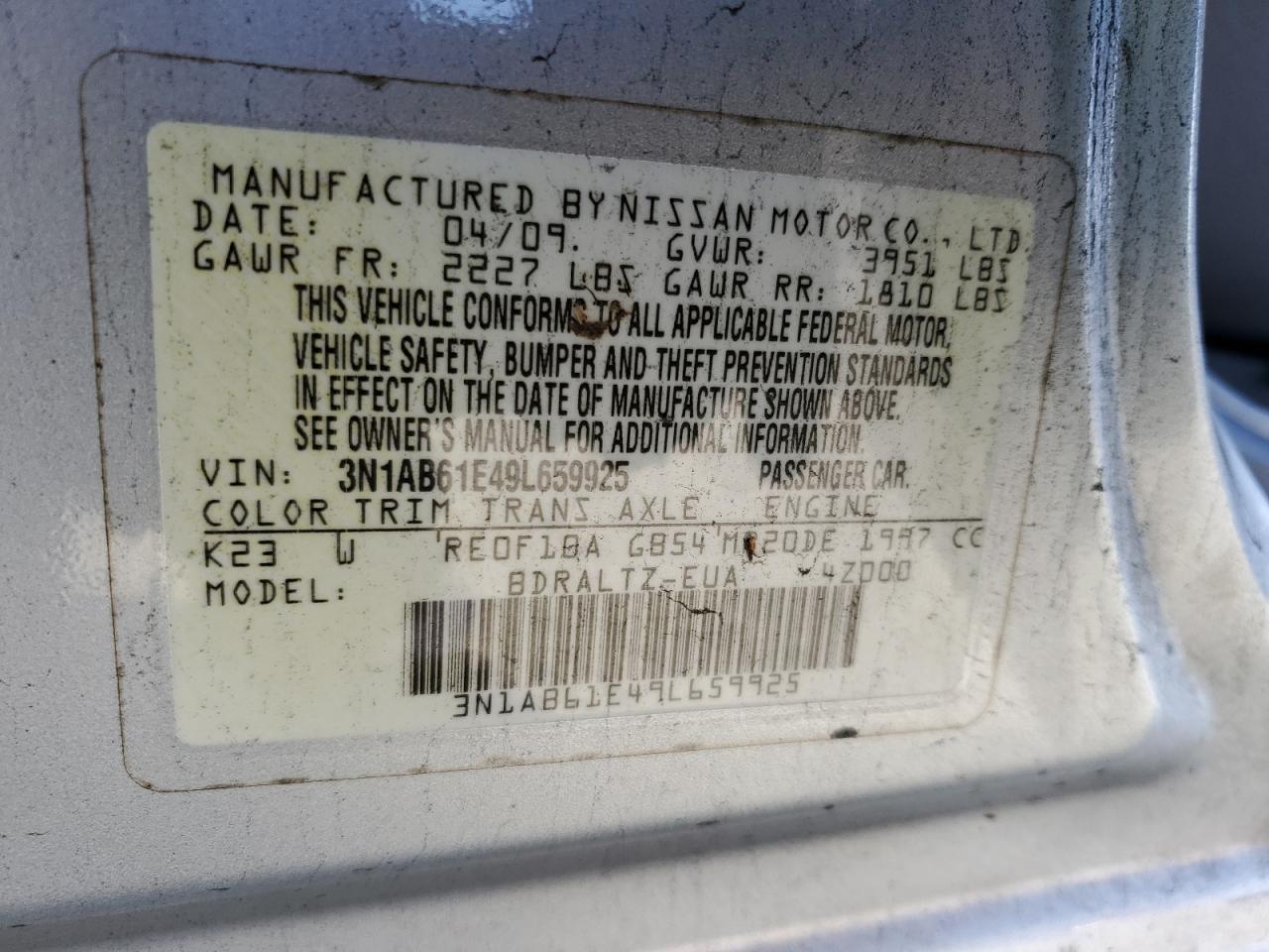 2009 Nissan Sentra - Image 14