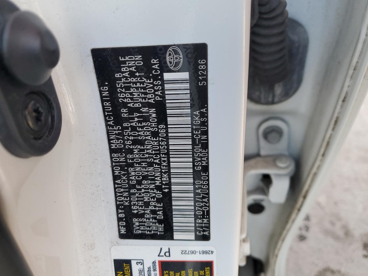 2015 Toyota Camry - Image 12