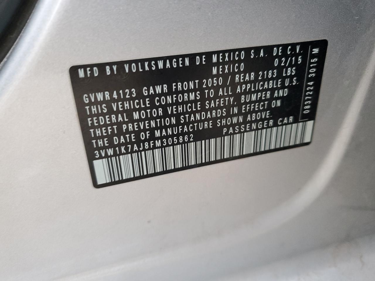 2015 Volkswagen Jetta - Image 12