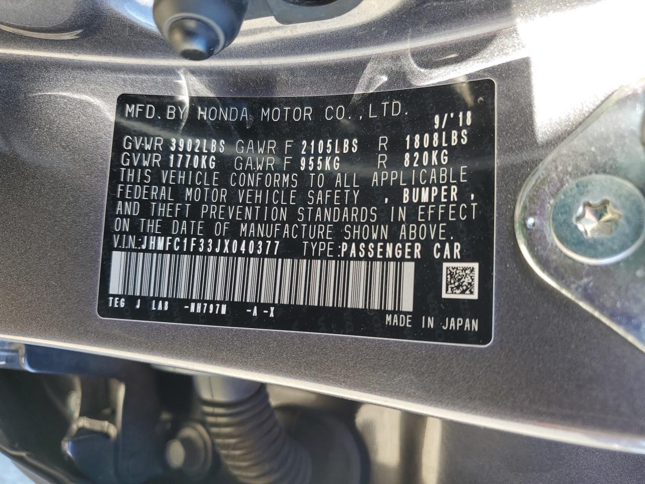 2018 Honda Civic - Image 14