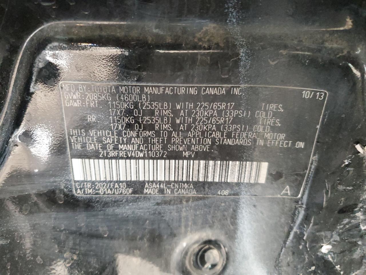 2013 Toyota RAV 4 - Image 15