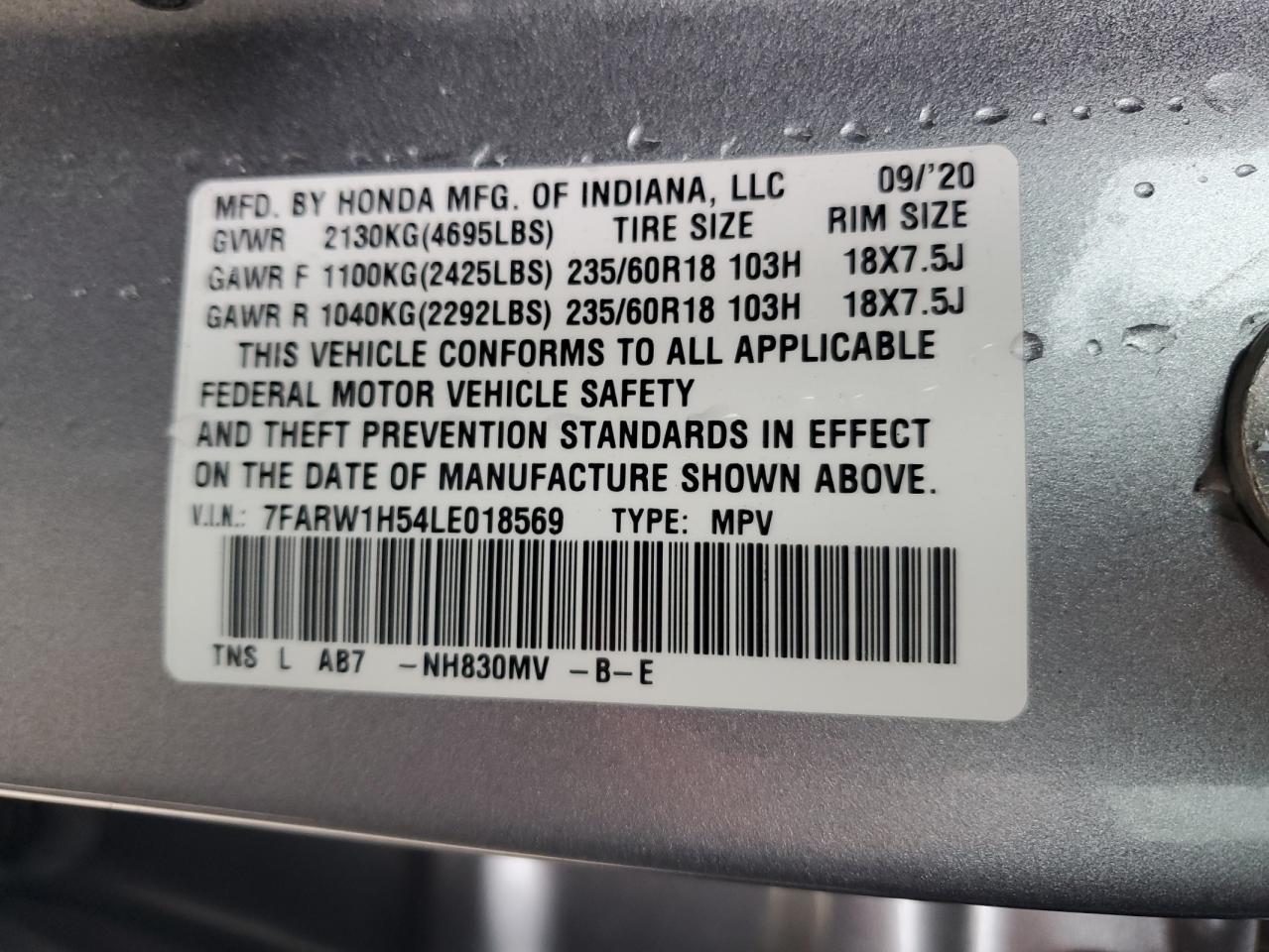 2020 Honda CR-V - Image 12