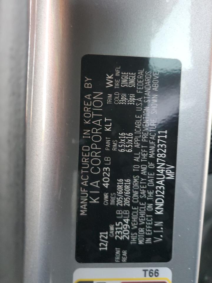 2022 Kia Soul Lx VIN: KNDJ23AU4N7823711 Lot: 87427864