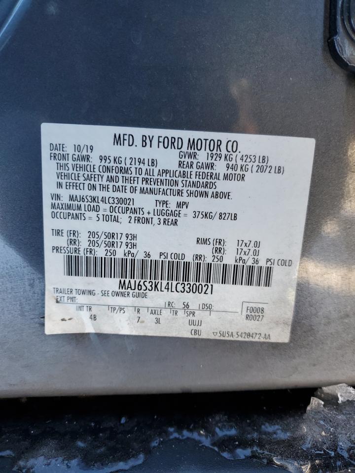 MAJ6S3KL4LC330021 FORD ECOSPORT 2020