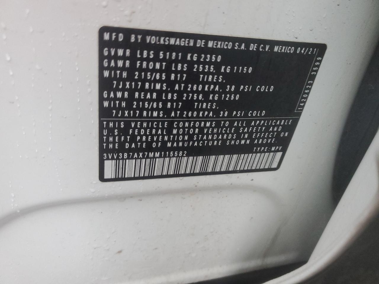 2021 Volkswagen Tiguan - Image 12