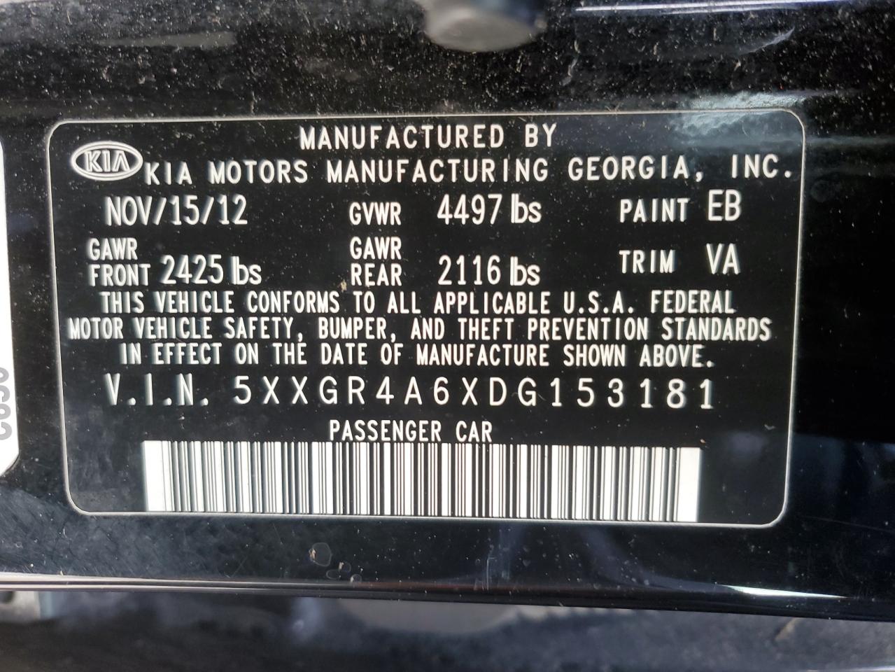 2013 Kia Optima - Image 13