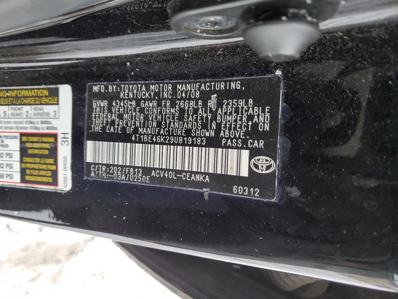 2009 Toyota Camry - Image 12