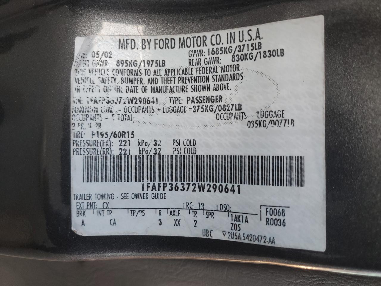 2002 Ford Focus - Image 12