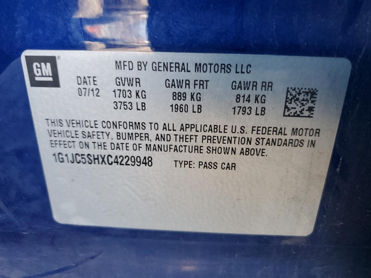 2012 Chevrolet Sonic - Image 12