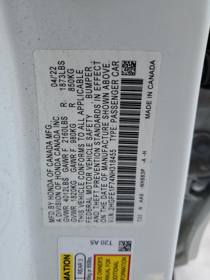 2022 Honda Civic - Image 12