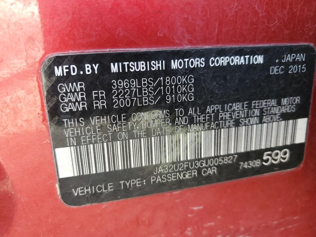 2016 Mitsubishi Lancer - Image 15