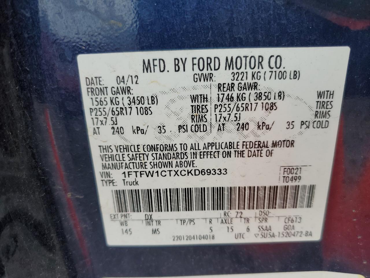 2012 Ford F-150 - Image 13