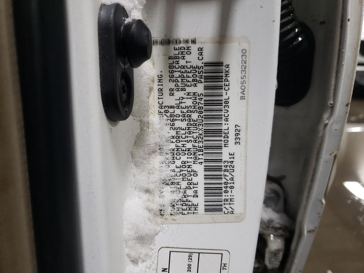 2003 Toyota Camry - Image 12